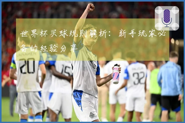 世界杯买球规则解析：新手玩家必备的经验分享